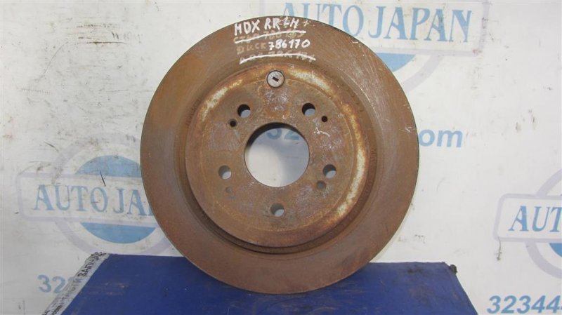 Запчасть тормозной диск задний ACURA MDX (YD2) 06-13 YD2 42510-STX-A00 Б/У Тормозной диск задний ACURA MDX (YD2) 06-13 YD2 42510-STX-A00 Б/У