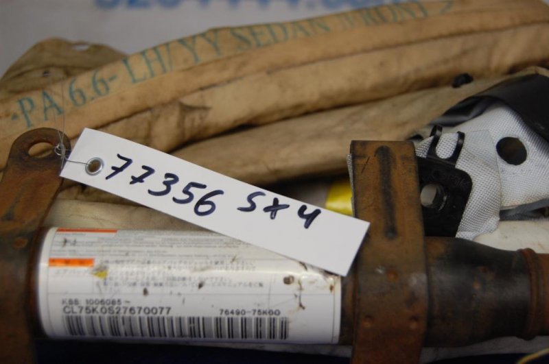 Подушка безопасности (штора) левая SUZUKI SX4 06-13 76490-75K00 Б/У