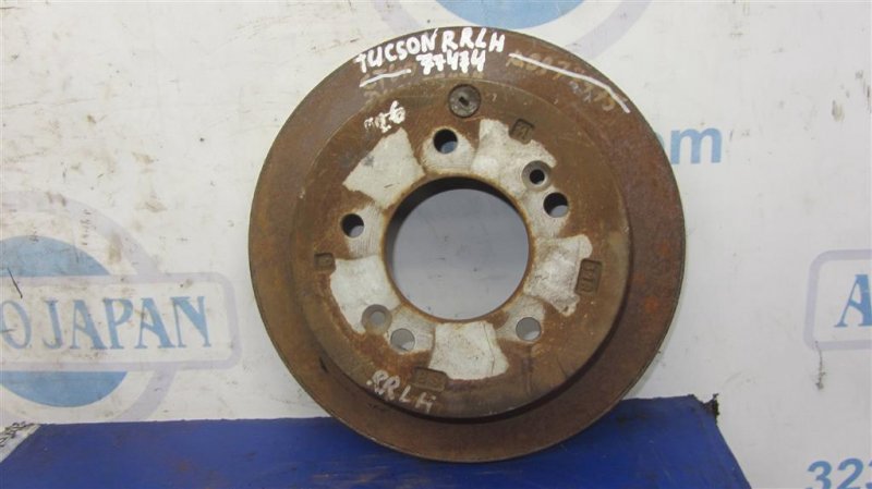 Тормозной диск задний HYUNDAI TUCSON 04-10 58411-39600 Б/У