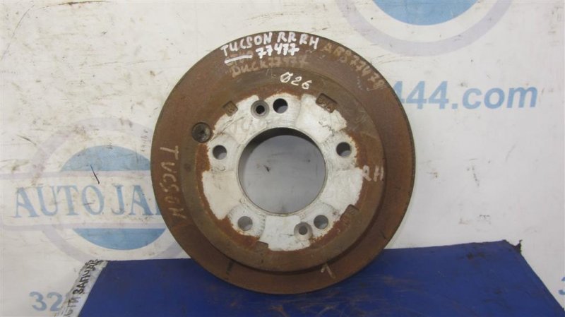Тормозной диск задний HYUNDAI TUCSON 04-10 58411-39600 Б/У
