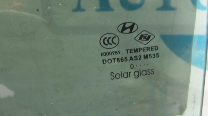 Стекло двери заднее левое HYUNDAI SONATA YF 10-14 Седан 2.4