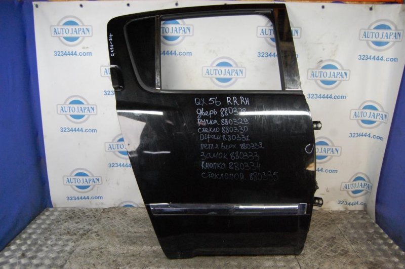Дверь задняя правая INFINITI QX56 / TITAN / ARMADA 04-16 2004 Внедорожник 5.6 82100-7S630 Б/У