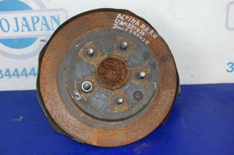 Ступица задняя правая NISSAN ALTIMA L32 07-12 2008 VQ25DE 4Cyl 43202-JA000 Б/У