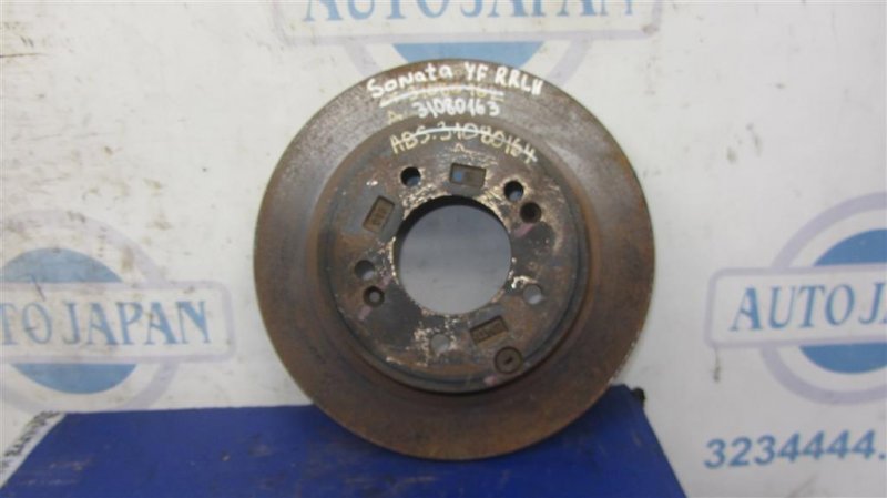 Тормозной диск задний HYUNDAI SONATA YF 10-14 Седан 2.4