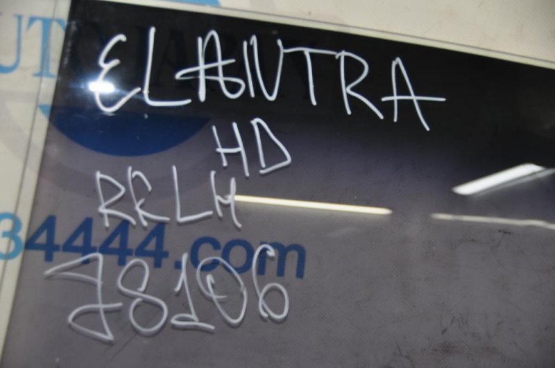 Стекло двери заднее левое ELANTRA HD 06-11