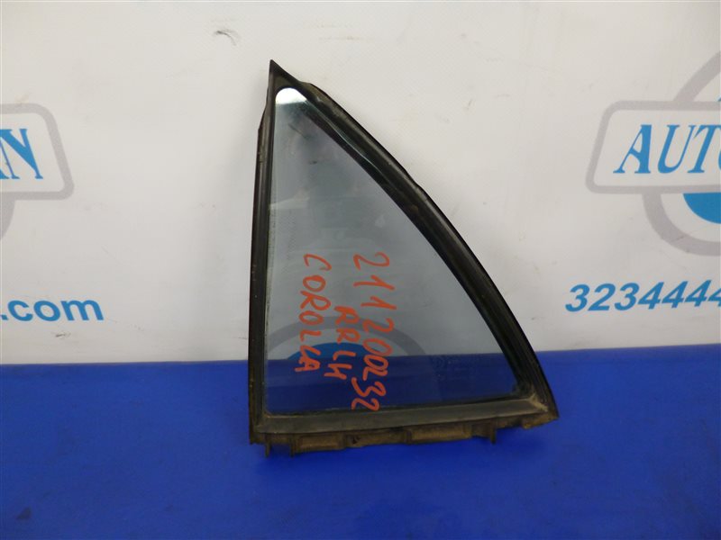 Запчасть стекло двери глухое заднее левое TOYOTA COROLLA 150 06-13 68124-02210 Б/У Стекло двери глухое заднее левое TOYOTA COROLLA 150 06-13 68124-02210 Б/У