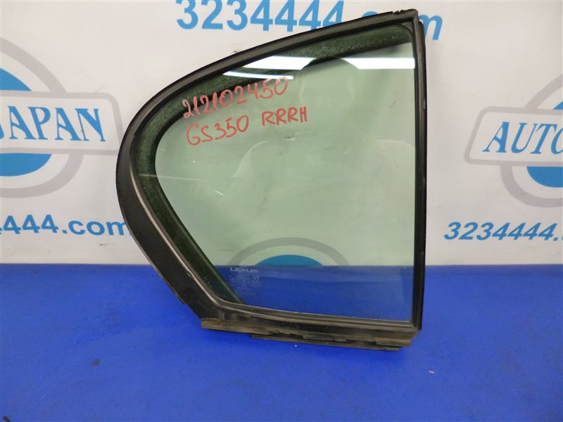 Стекло двери глухое заднее правое LEXUS GS350 GS300 05-11 2007 Седан 3.5 68123-30610 Б/У