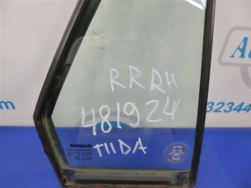 Стекло двери глухое заднее правое NISSAN TIIDA/VERSA C11 04-11