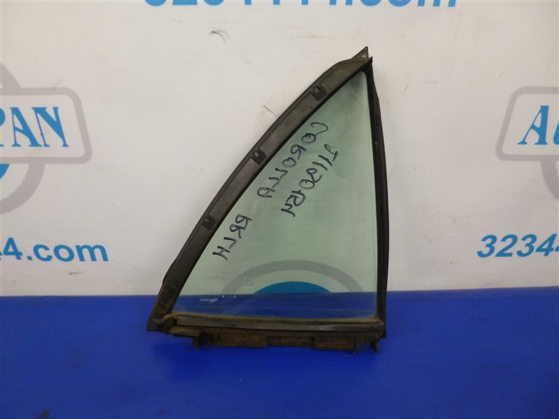 Стекло двери глухое заднее левое COROLLA 150 06-13