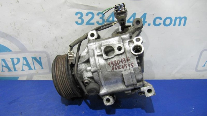 Компрессор кондиционера TOYOTA AVENSIS 08-18 447220-6372 Б/У