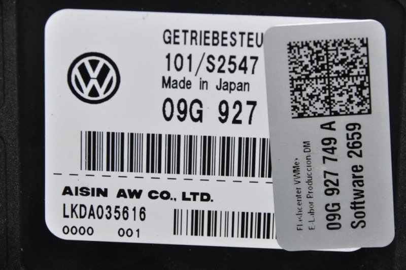 Блок управления АКПП JETTA USA 10-17 2016 162 1.4 CZTA Блок управления АКПП JETTA USA 10-17 2016 162 1.4 CZTA
