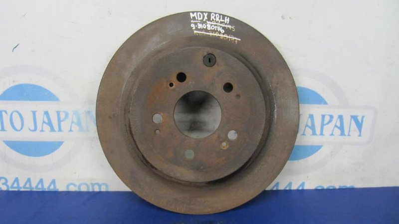 Запчасть тормозной диск задний ACURA MDX (YD2) 06-13 2007 YD2 3.7 42510-SZA-A10 Б/У Тормозной диск задний ACURA MDX (YD2) 06-13 2007 YD2 3.7 42510-SZA-A10 Б/У