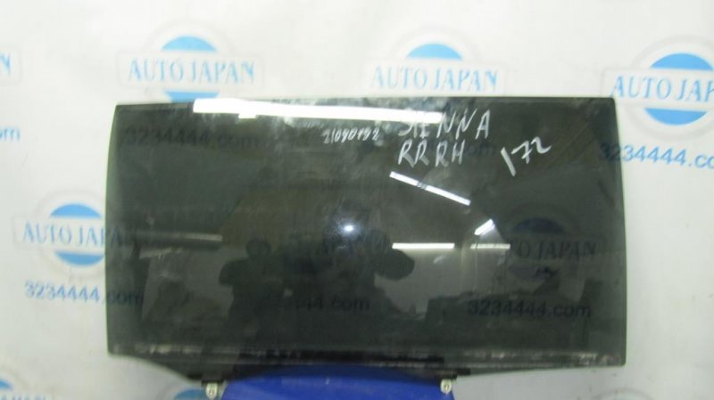 Стекло двери заднее правое TOYOTA SIENNA 11-16 62750-08051 Б/У