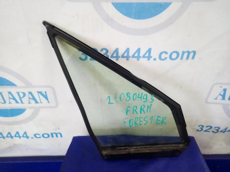 Стекло двери глухое переднее правое SUBARU FORESTER 12-19 2017 Внедорожник 2.5 61012SG300 Б/У