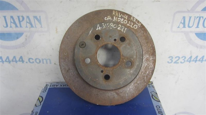 Запчасть тормозной диск задний TOYOTA RAV4 05-12 2006 ACA38 2.4 2AZFE 42431-42060 Б/У Тормозной диск задний TOYOTA RAV4 05-12 2006 ACA38 2.4 2AZFE 42431-42060 Б/У