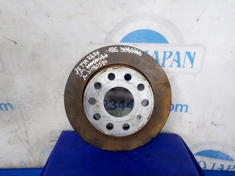 Запчасть тормозной диск задний VOLKSWAGEN JETTA USA 10-17 2016 162 1.4 CZTA 5C0 615 601 Б/У Тормозной диск задний VOLKSWAGEN JETTA USA 10-17 2016 162 1.4 CZTA 5C0 615 601 Б/У