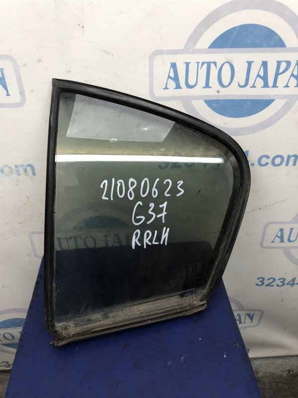 Стекло двери глухое заднее левое INFINITI G25/G35/G37/Q40 06-14 82263-JK000 Б/У