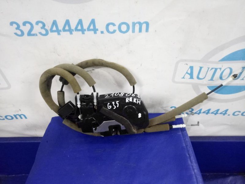 Замок двери задний правый INFINITI G25/G35/G37/Q40 06-14 82500-JK000 Б/У