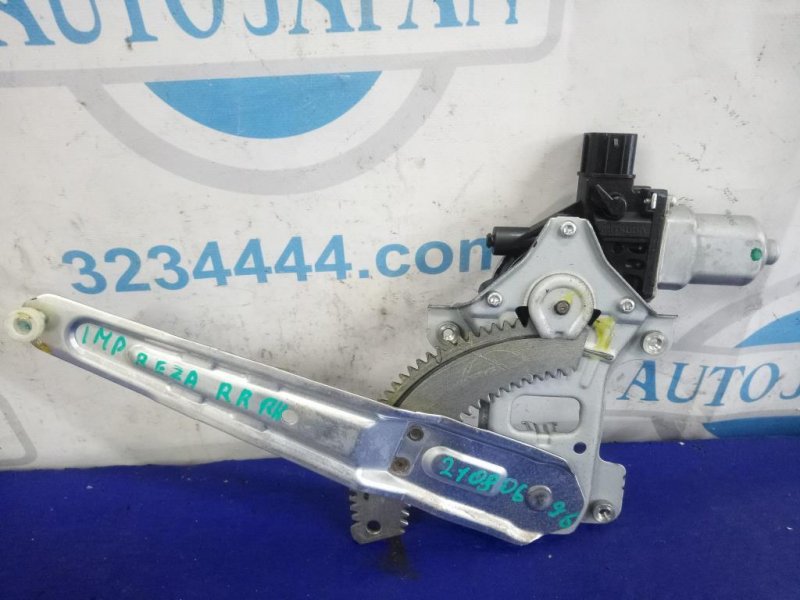 Стеклоподъемник задний правый SUBARU IMPREZA 11-17 2015 Хетчбек 2.0 62222FJ000 Б/У