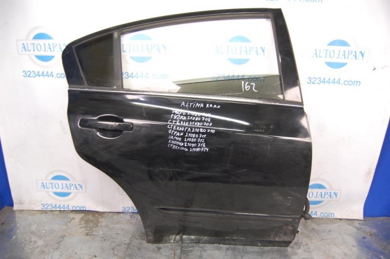 Стекло двери заднее правое NISSAN ALTIMA L32 07-12 2008 VQ25DE 4Cyl 82330-JA000 Б/У