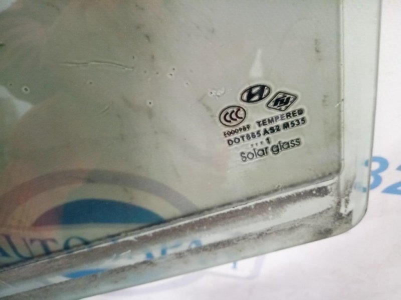 Стекло двери заднее левое SONATA YF 10-14