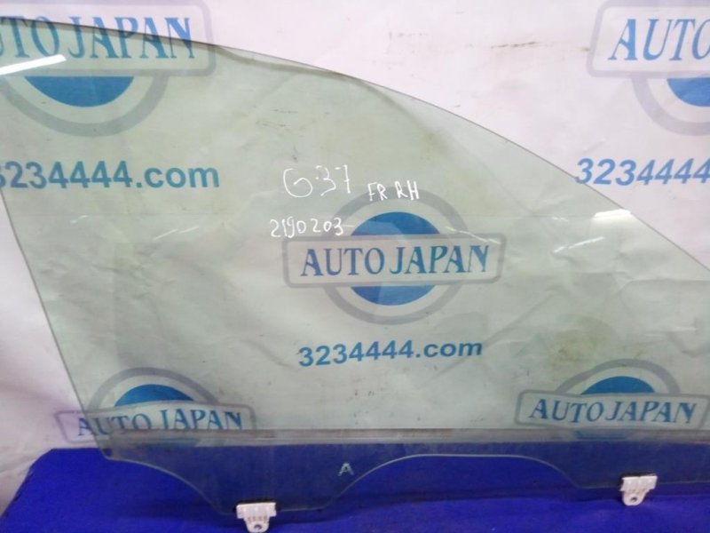 Стекло двери переднее правое INFINITI G25/G35/G37/Q40 06-14 80300-JK000 Б/У