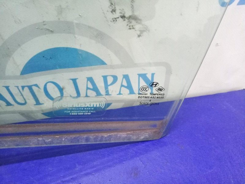 Стекло двери заднее левое SONATA YF 10-14