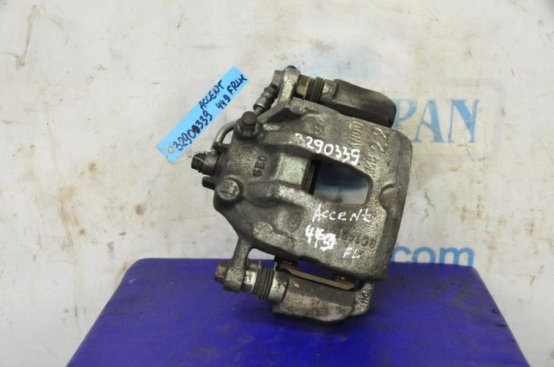 Суппорт тормозной передний левый HYUNDAI ACCENT RB 10- 58110-1R000 Б/У