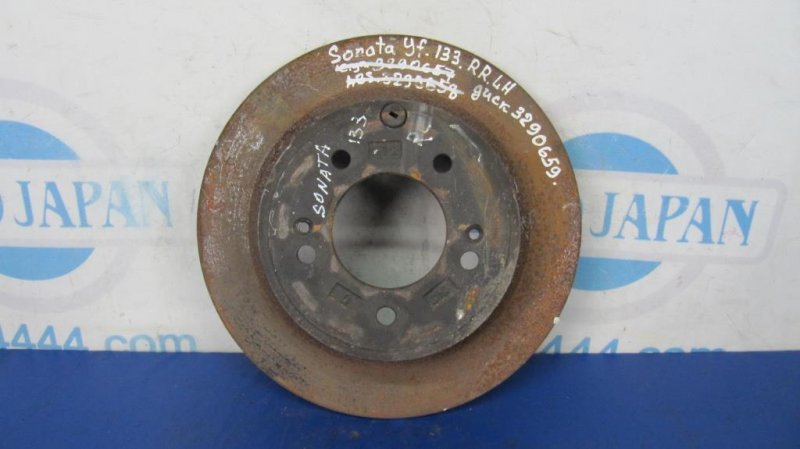 Тормозной диск задний HYUNDAI SONATA YF 10-14 2010 Седан 2.4 58411-3Q000 Б/У