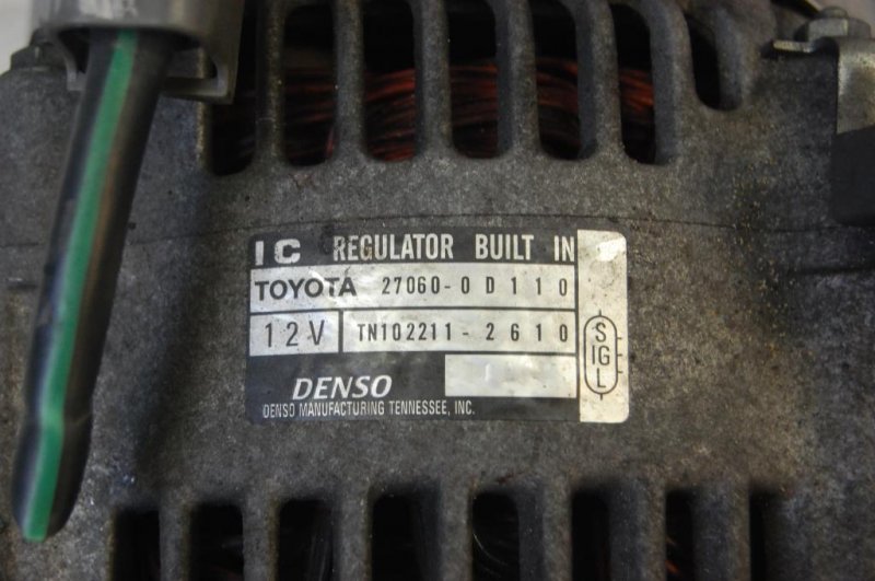 Генератор TOYOTA MATRIX 02-08 ZZE132 1.8L 1ZZ-FE