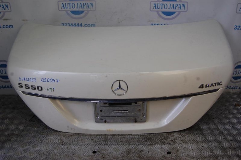 Крышка багажника MERCEDES S-CLASS W221 06-13 A 221 750 02 75 Б/У