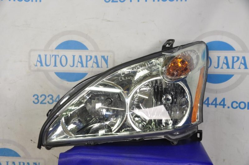 Фара передняя левая LEXUS RX300/330/350/400 03-09 2009 Внедорожник 3.5 81150-0E010 Б/У