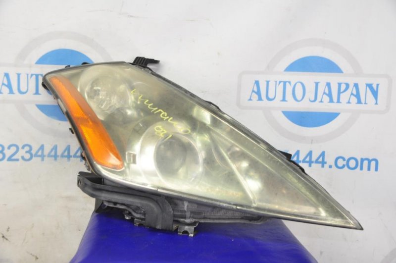Запчасть фара передняя правая NISSAN MURANO Z50 02-07 2006 Внедорожник 3.5 26010-CB80B Б/У Фара передняя правая NISSAN MURANO Z50 02-07 2006 Внедорожник 3.5 26010-CB80B Б/У