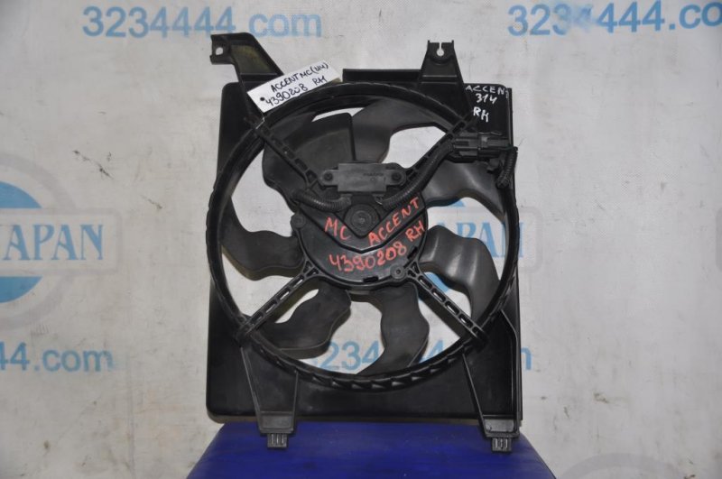 Диффузор вентилятора основного радиатора правый ACCENT MC 06-10 2006 Седан 1.6