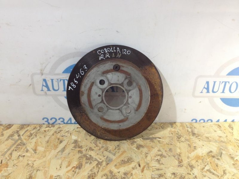 Тормозной диск задний TOYOTA COROLLA 120 00-07 Б/У