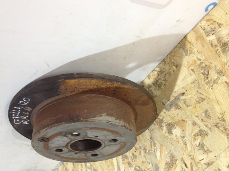 Тормозной диск задний COROLLA 120 00-07