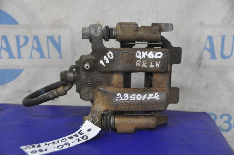 Суппорт тормозной задний левый INFINITI QX60/JX35 12-20 2015 Внедорожник 3.5 44011-1AA0A Б/У