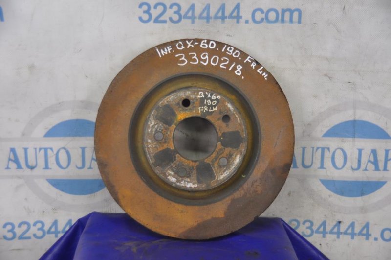 Тормозной диск передний INFINITI QX60/JX35 12-20 2015 Внедорожник 3.5 40206-3JA0C Б/У