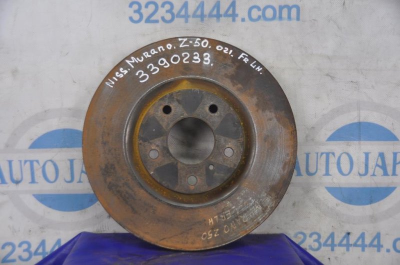Тормозной диск передний NISSAN MURANO Z50 02-07 2006 Внедорожник 3.5 40206-EG000 Б/У