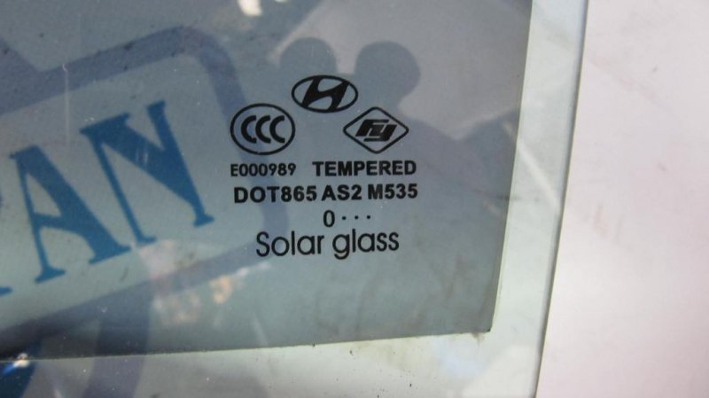 Стекло двери заднее левое SONATA YF 10-14