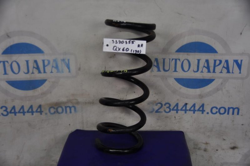 Запчасть пружина задней подвески INFINITI QX60/JX35 12-20 2015 Внедорожник 3.5 55020-3JA0C Б/У Пружина задней подвески INFINITI QX60/JX35 12-20 2015 Внедорожник 3.5 55020-3JA0C Б/У