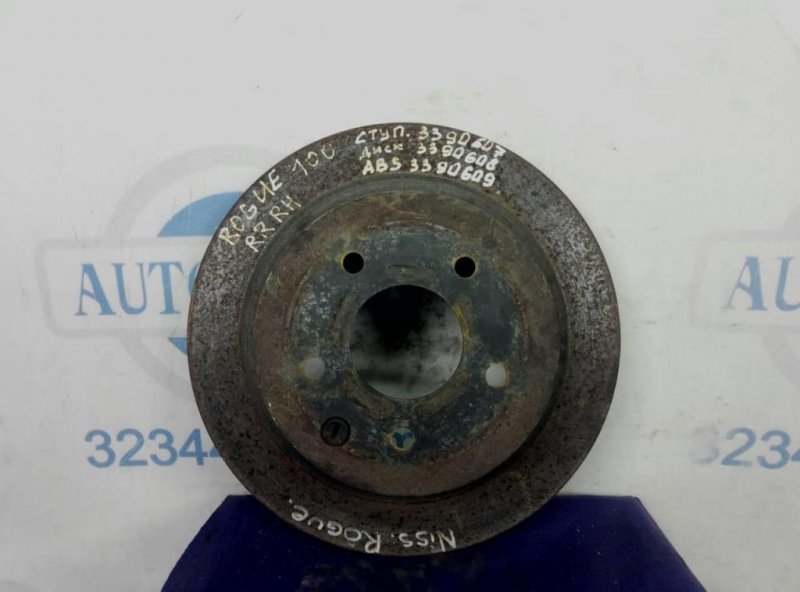 Тормозной диск задний NISSAN X-TRAIL/ROGUE T32 13-20 2014 T32 2.5 QR25DE 43206-3NF0A Б/У