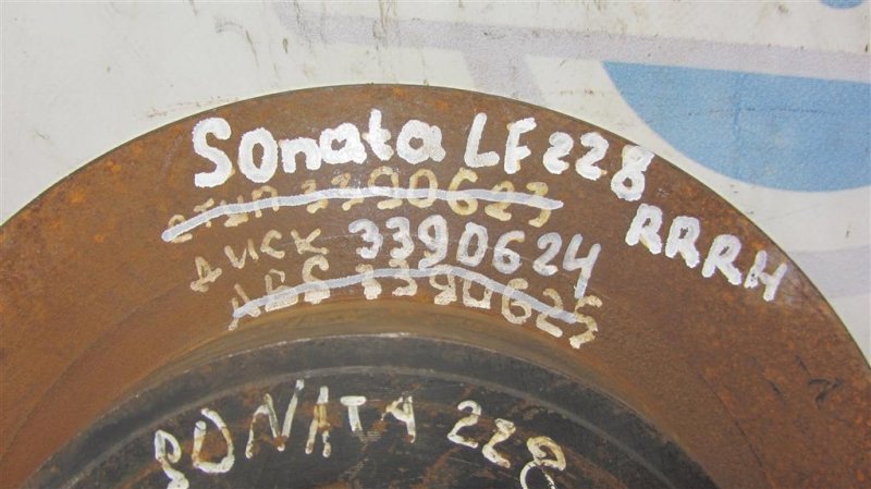 Тормозной диск задний SONATA LF 2014- 2016 Седан 2.4 Тормозной диск задний SONATA LF 2014- 2016 Седан 2.4