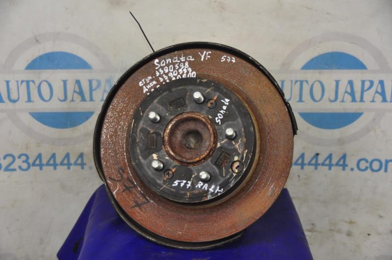 Ступица задняя левая HYUNDAI SONATA YF 10-14 52730-3S200 Б/У