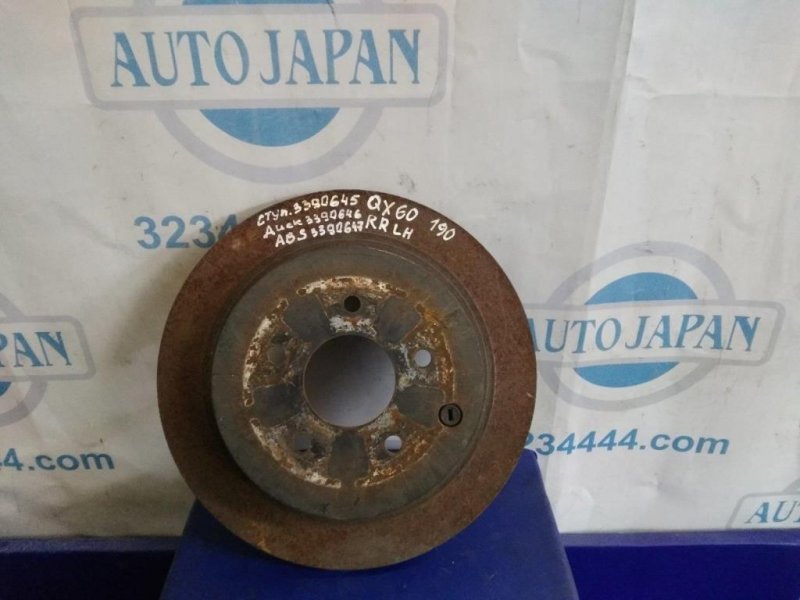 Тормозной диск задний INFINITI QX60/JX35 12-20 2015 Внедорожник 3.5 43206-CK000 Б/У