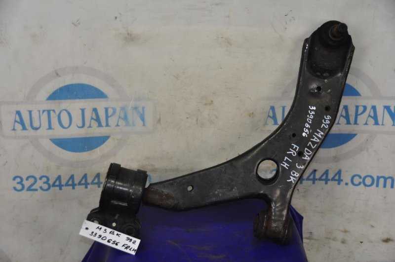 Рычаг передней подвески нижний передний левый MAZDA 3 BK 03-08 2006 Седан 2.0 B32H-34-350D Б/У