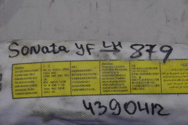 Подушка безопасности в сиденье левая SONATA YF 10-14 2011 Седан 2.4 Подушка безопасности в сиденье левая SONATA YF 10-14 2011 Седан 2.4