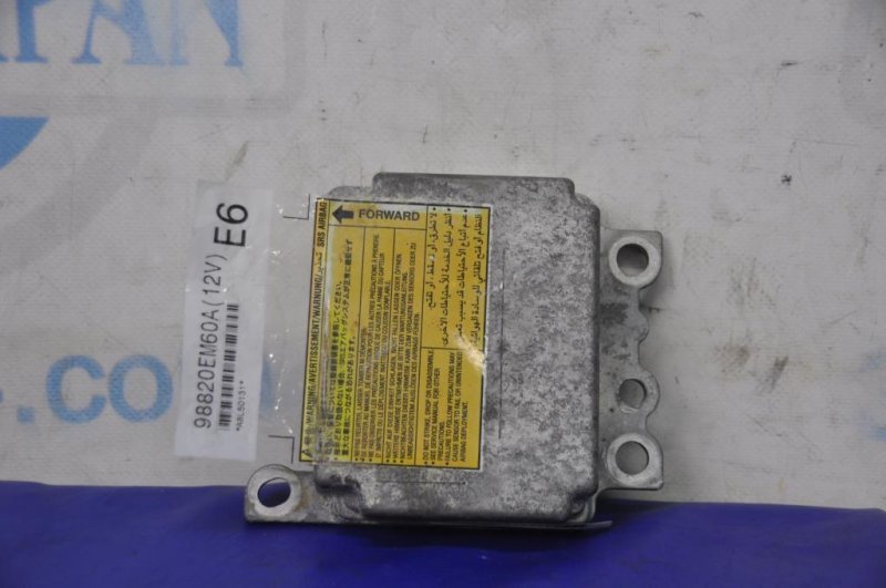 Блок управления AIRBAG NISSAN TIIDA/VERSA C11 04-11 2011 Хетчбек 1.8 98820-EM69A Б/У