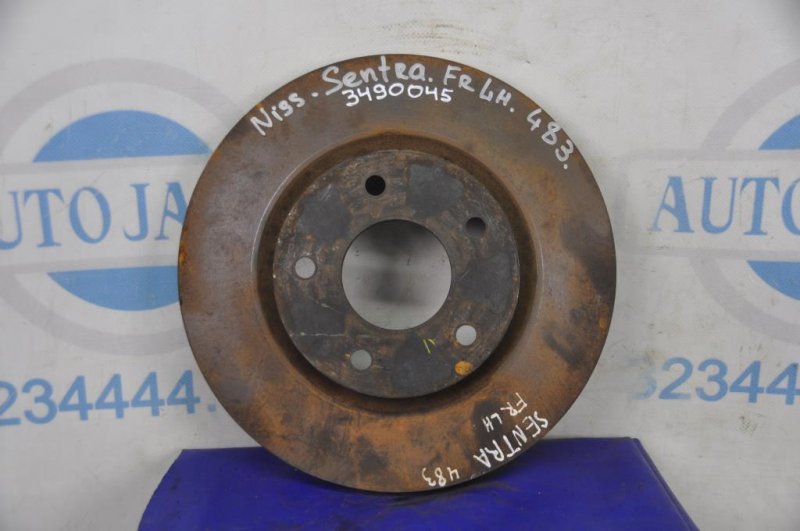 Тормозной диск передний NISSAN SENTRA B17 12-21 2016 Седан 1.8 40206-3SG0B Б/У