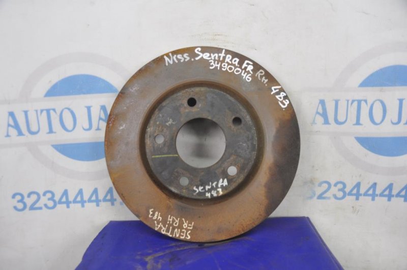 Тормозной диск передний NISSAN SENTRA B17 12-21 2016 Седан 1.8 40206-3SG0B Б/У
